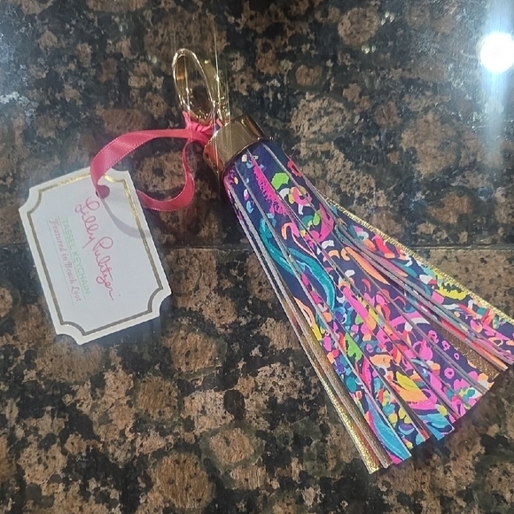 Lilly pulitzer Colorful Tassel Keychain - Picture 1 of 3
